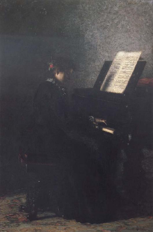 Thomas Eakins Elizabeth at the Piano Germany oil painting art